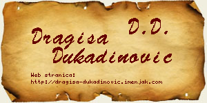 Dragiša Dukadinović vizit kartica